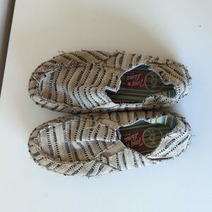 Tony Lama Lindale Wheat Tan Slip‎ On Shoes 8